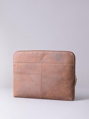 Lakeland Leather Natural Hunter Leather Laptop Bag - Image 6 of 6
