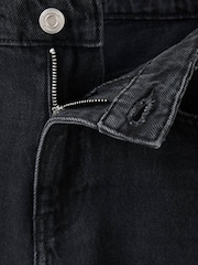 Mango Grey Matilda High Rise Straight Leg Jeans - Image 6 of 7