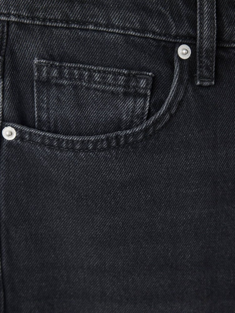 Mango Grey Matilda High Rise Straight Leg Jeans - Image 7 of 7 Mango Grey Matilda High Rise Straight Leg Jeans - Image 7 of 7