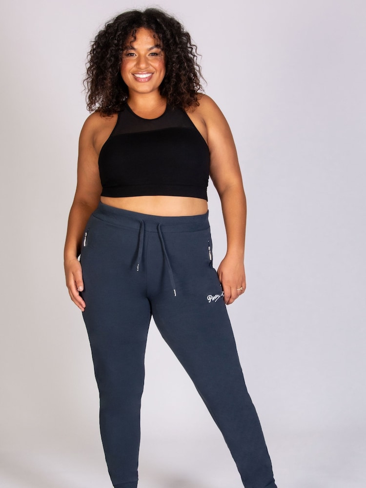 Pineapple Grey Skinny Zip Joggers - Image 5 of 6