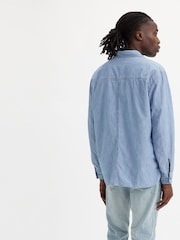 Levi's® Linde Chambray Long Sleeve Auburn Worker 100% Cotton Shirt - Image 3 of 8