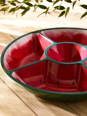 Red Watermelon Chip & Dip Serve Bowl - Image 3 of 4