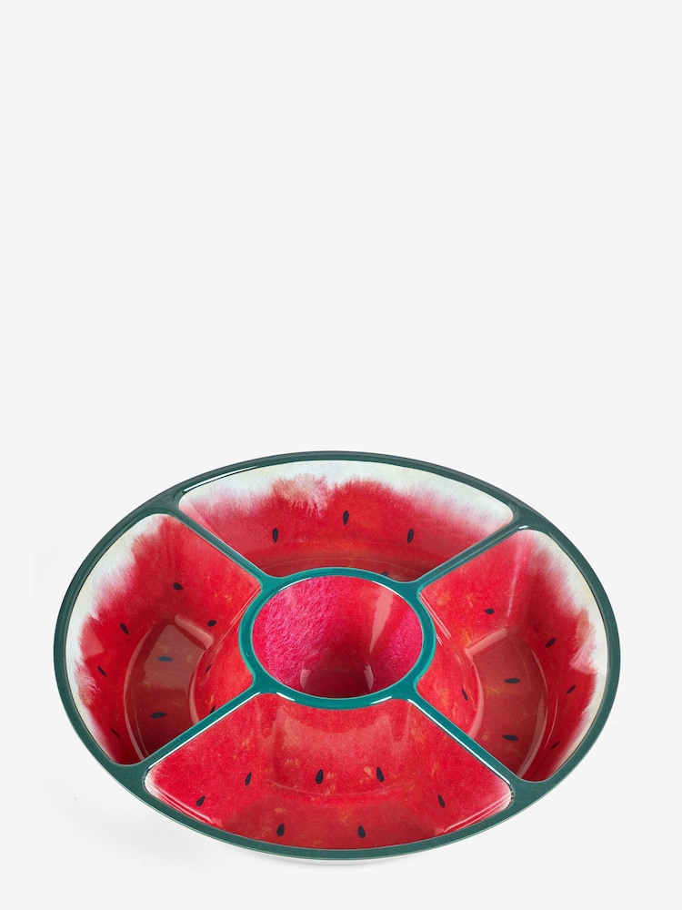 Red Watermelon Chip & Dip Serve Bowl - Image 4 of 4