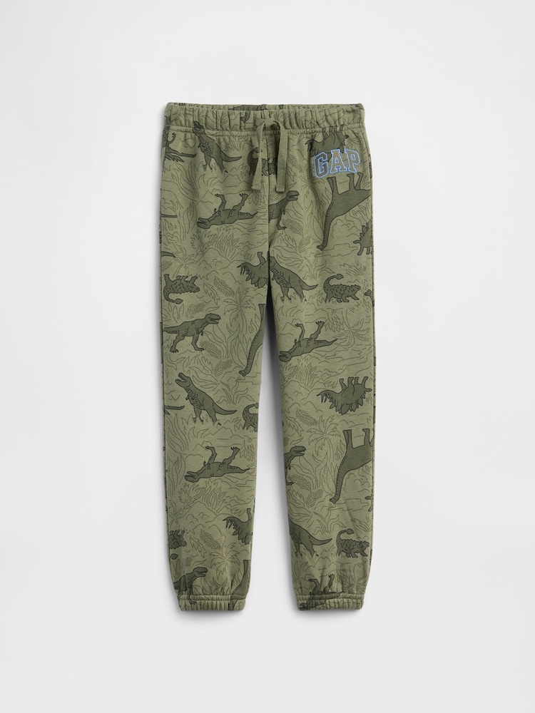 Gap Green Dinosaur Vintage Soft Arch Logo Joggers (6mths-5yrs) - Image 1 of 3 Gap Green Dinosaur Vintage Soft Arch Logo Joggers (6mths-5yrs) - Image 1 of 3