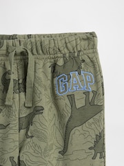 Gap Green Dinosaur Vintage Soft Arch Logo Joggers (6mths-5yrs) - Image 3 of 3