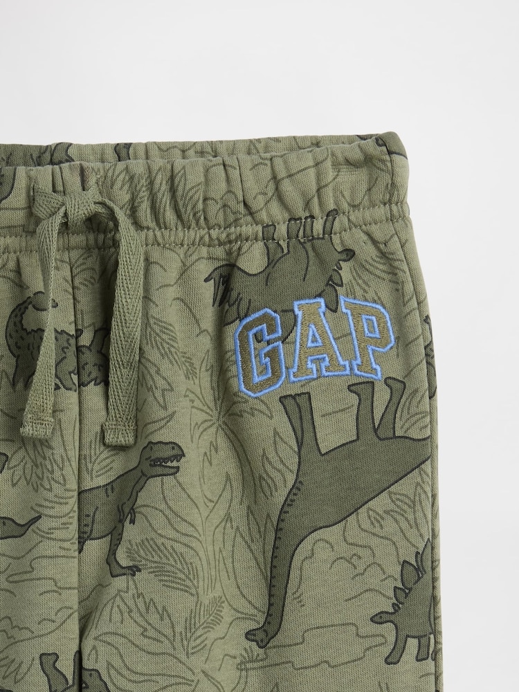 Gap Green Dinosaur Vintage Soft Arch Logo Joggers (6mths-5yrs) - Image 3 of 3 Gap Green Dinosaur Vintage Soft Arch Logo Joggers (6mths-5yrs) - Image 3 of 3