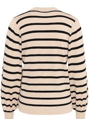 Kaffe Kamala Striped Knit Pullover Jumper - Image 6 of 6