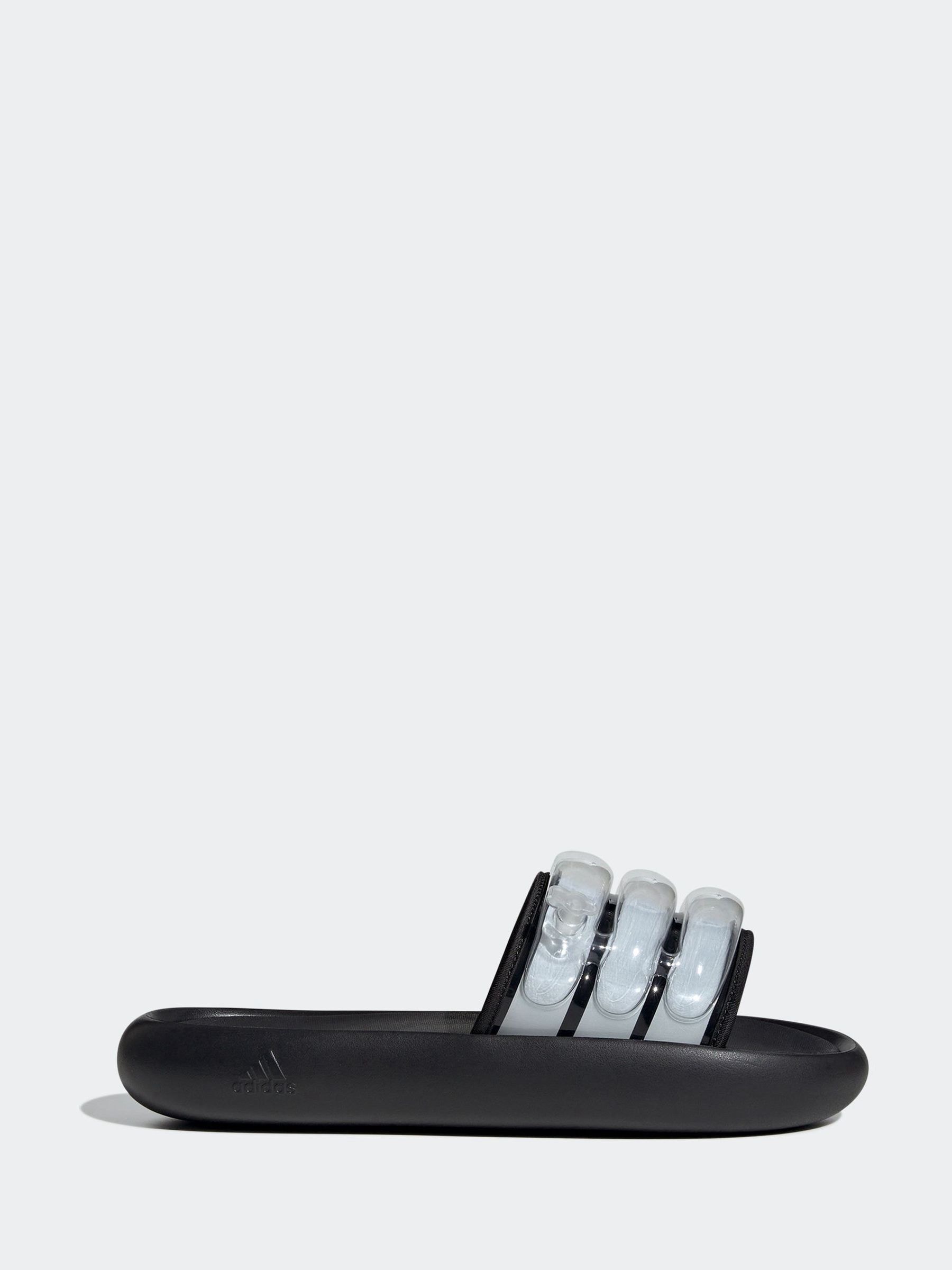 Buy adidas Black Sportswear Zplaash Slides from Next Luxembourg