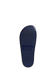 adidas Navy Sportswear Adilette Aqua Slides - Image 6 of 8