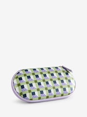 Cath Kidston Green Check 100% Cotton Glasses Case - Image 1 of 4