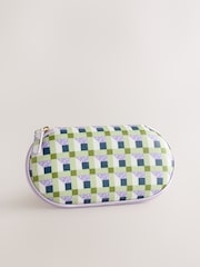 Cath Kidston Green Check 100% Cotton Glasses Case - Image 2 of 4