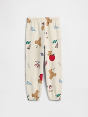 Gap Cream Brannan Bear Vintage Soft Arch Logo Joggers (6mths-5yrs) - Image 2 of 3