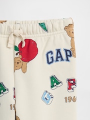 Gap Cream Brannan Bear Vintage Soft Arch Logo Joggers (6mths-5yrs) - Image 3 of 3