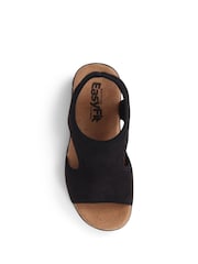 Pavers Easy FIt Black Pavers Easy FIt Eloisa Extra Wide 6E Fit White Sandals - Image 4 of 5
