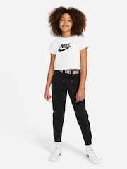 Nike White Futura Cropped 100% Cotton T-Shirt - Image 4 of 6