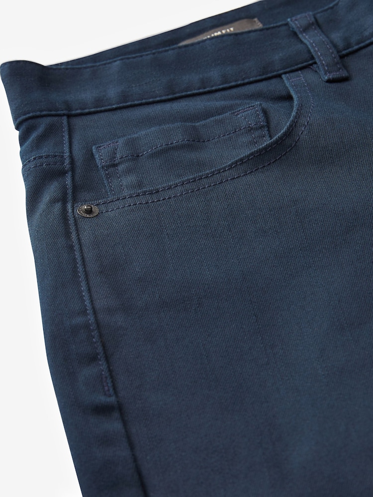 marine - Slim Fit (Slim Fit) - Jean stretch classique - Image 7 of 9