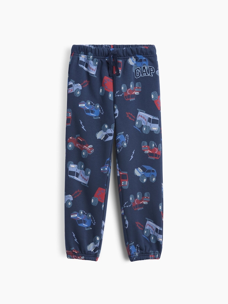 Gap Navy Trucks Vintage Soft Arch Logo Joggers (6mths-5yrs) - Image 1 of 3 Gap Navy Trucks Vintage Soft Arch Logo Joggers (6mths-5yrs) - Image 1 of 3