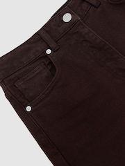 Reiss Grape Selin Petite Mid-Rise Straight-Leg Jeans - Image 6 of 7