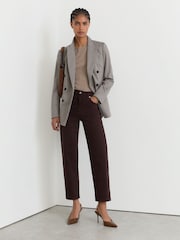 Reiss Grape Selin Mid-Rise Straight-Leg Jeans - Image 5 of 8
