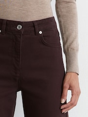 Reiss Grape Selin Mid-Rise Straight-Leg Jeans - Image 7 of 8