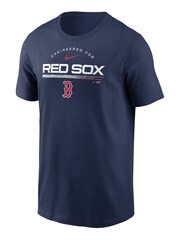 Nike Navy Blue Boston Red Sox Nike Team Engineered 100% Cotton T-Shirt - Image 3 of 3