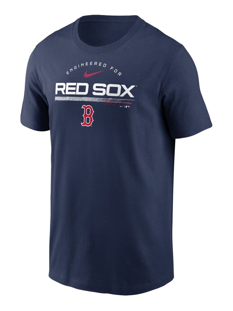 Nike Navy Blue Boston Red Sox Nike Team Engineered 100% Cotton T-Shirt - Image 3 of 3