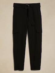 Banana Republic Black Slim Refined Stretch Cargo Trousers - Image 5 of 5