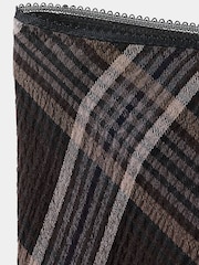 Mango Brown Check Print Midi Skirt - Image 6 of 7