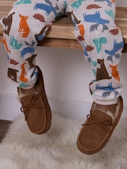 Just Sheepskin Brown Boys Just Sheepskin™ Mini Torrington Slippers - Image 1 of 3