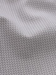 Blue/Grey Textured Regular Fit Easy Care Single Cuff Shirts 3 Pack - Image 12 of 12