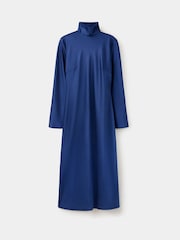 Mango Blue Long Sleeve Midi Dress - Image 4 of 6