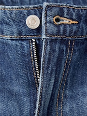 Mango Blue Matilda High Rise Straight Leg Jeans - Image 6 of 7