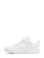 Nike White Junior Court Borough Low Trainers - Image 4 of 6
