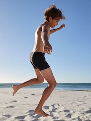 Black Shorter Length Stretch Swim Shorts (3-16yrs) - Image 2 of 8