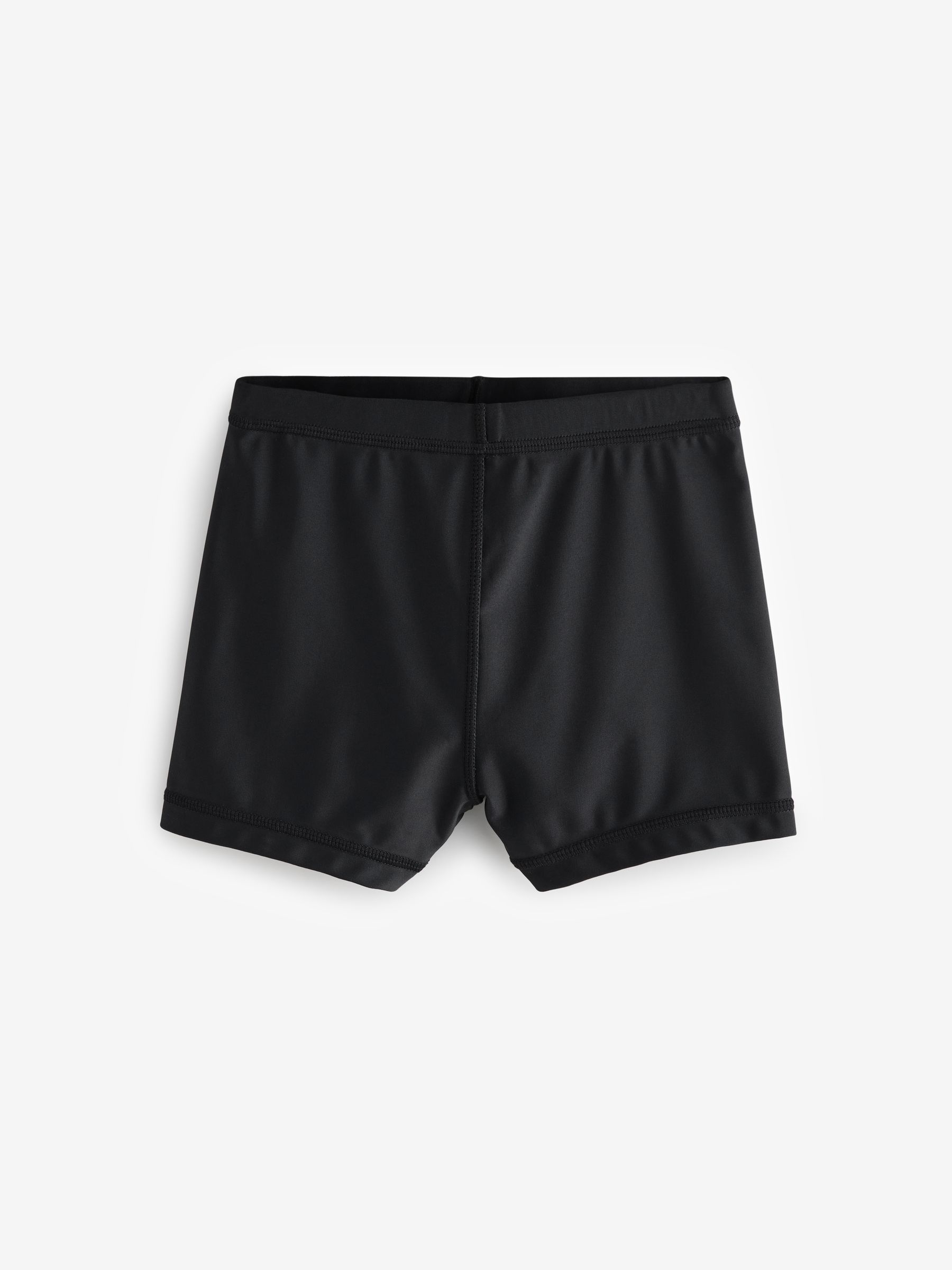 Buy Black Shorter Length Stretch Swim Shorts (3-16yrs) from