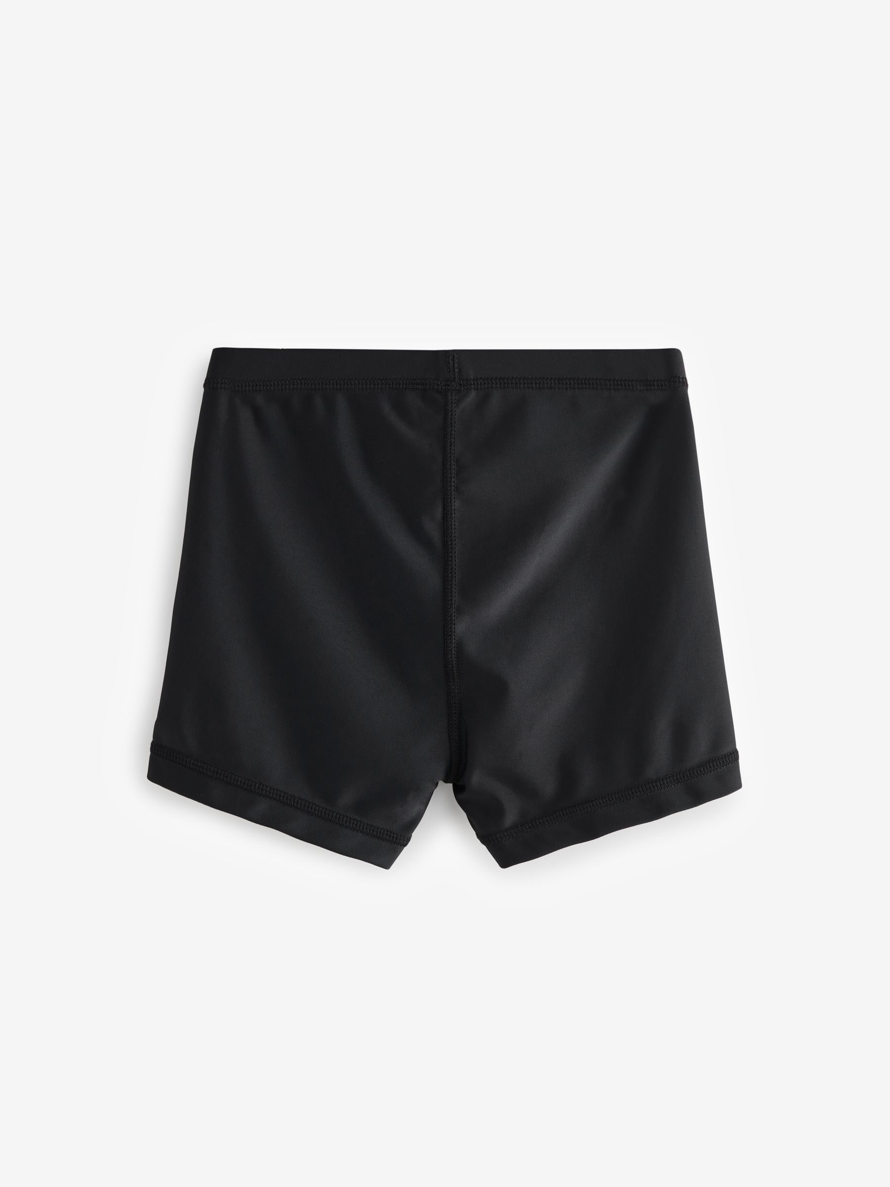 Buy Black Shorter Length Stretch Swim Shorts (3-16yrs) from