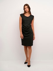 Kaffe India Sleeveless Fitted Cocktail Dress - Image 1 of 6