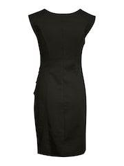 Kaffe India Sleeveless Fitted Cocktail Dress - Image 6 of 6