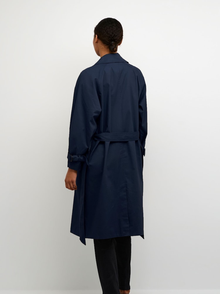 Kaffe Elise Double-Breasted Trench Coat - Image 2 of 7