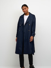 Kaffe Elise Double-Breasted Trench Coat - Image 3 of 7