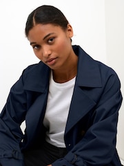 Kaffe Elise Double-Breasted Trench Coat - Image 4 of 7