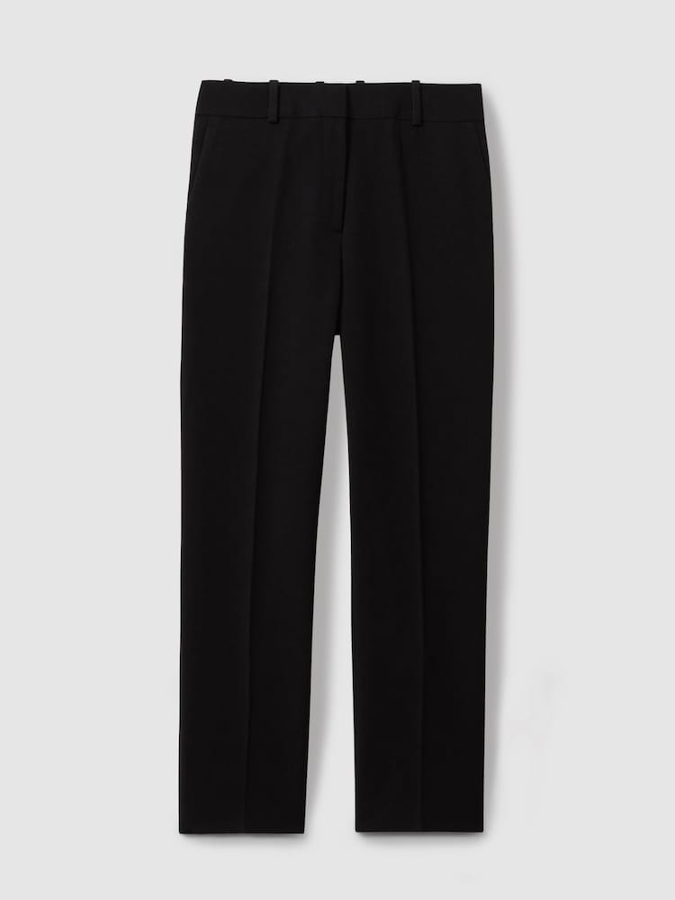 Reiss Black Gabi Slim Fit Suit Trousers - Image 2 of 7