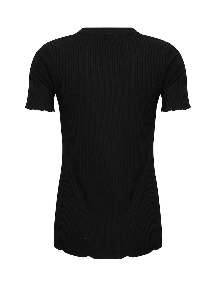 Kaffe Drew Rib Jersey T-Shirt - Image 6 of 6 Kaffe Drew Rib Jersey T-Shirt - Image 6 of 6