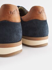 Navy Suede Trainers - Image 6 of 6