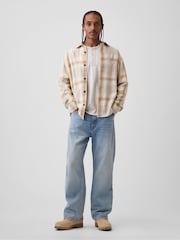 Μπεζ - Gap Relaxed Henley T-Shirt - Εικόνα 3 από 5