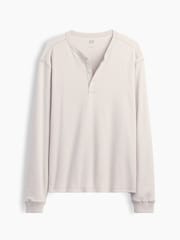 Μπεζ - Gap Relaxed Henley T-Shirt - Εικόνα 5 από 5