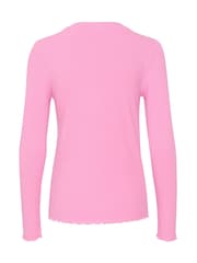 Kaffe Drew Long Sleeve Rib Knit T-Shirt - Image 6 of 6