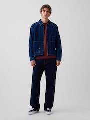 Rouge bordeaux - Gap Relaxed Waffle Knit Long Sleeve T-Shirt - Image 2 de 5