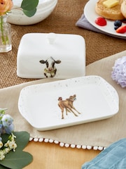 Royal Worcester Wrendale Covered Butter Dish - Image 1 of 6