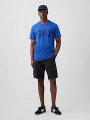 Gap Vivid Blue Everyday Soft Logo T-Shirt - Image 3 of 5